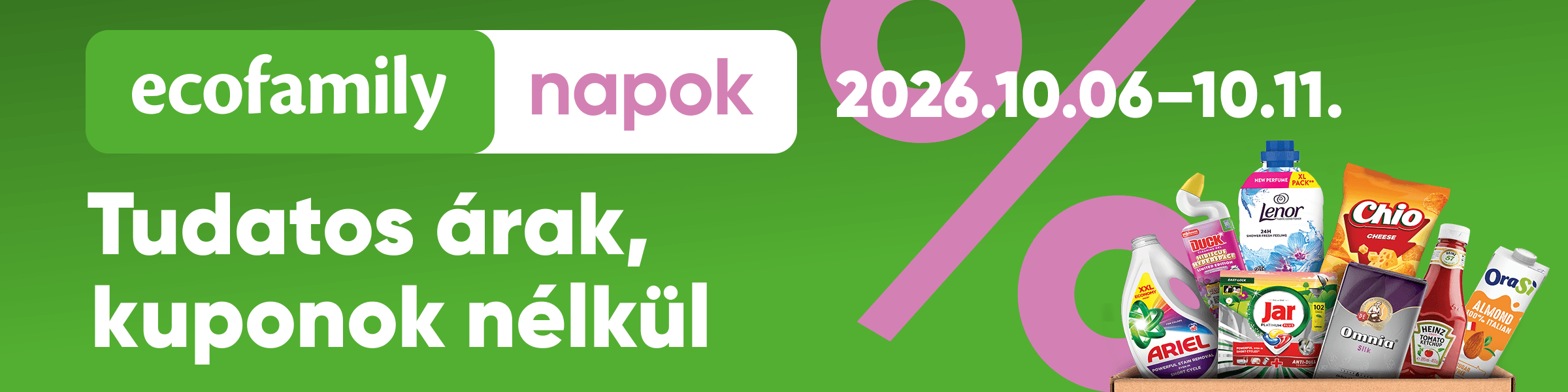 ecofamily.hu - Drogéria és élelmiszer online bevásárlás