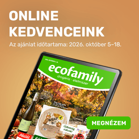 ecofamily.hu - Drogéria és élelmiszer online bevásárlás