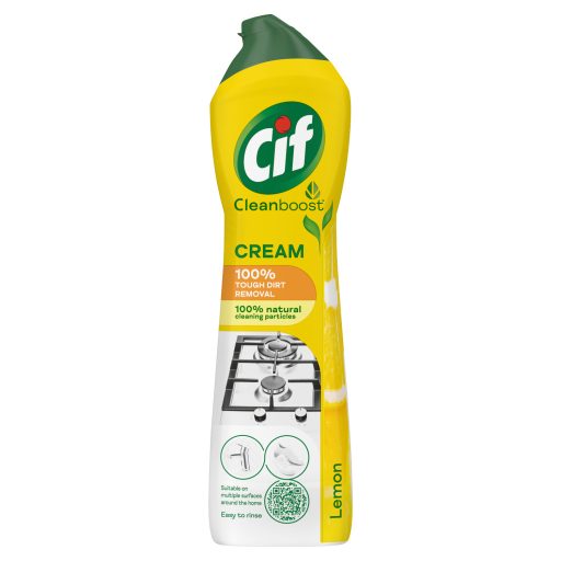 Cif Cleanboost Cream Lemon súrolókrém 500 ml