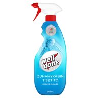 Well done zuhanykabin tisztító 750ml