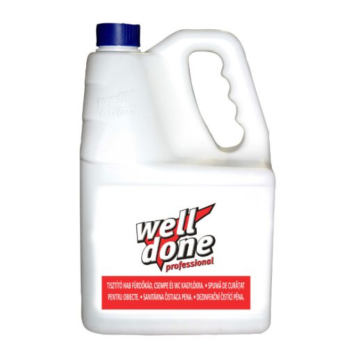 Well Done szanitertisztító hab 5l