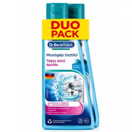 Dr. Beckmann mosógép ápoló-tisztító 2x250ml Ocean Breeze