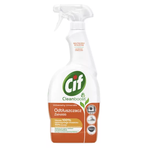 CIF Power & Shine konyhai zsíroldó spray 750 ml