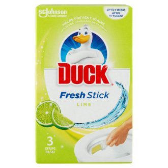   Duck Fresh Stick Lime zselés WC-öblítő csík 3 x 9 g (27 g)