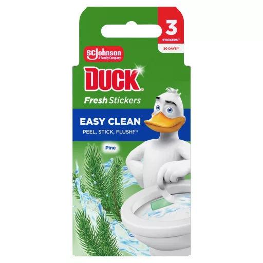 Duck Fresh Stickers Easy Clean Pine zselés WC öblítő csík 3 x 9 g (27 g)