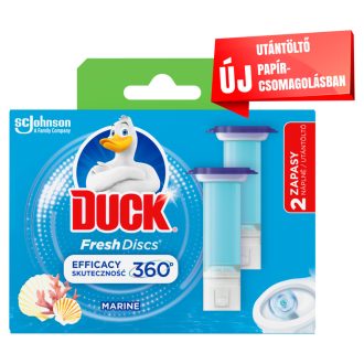   Duck Fresh Discs Marine WC-öblítő korong utántöltő 2 x 36 ml (72 ml)