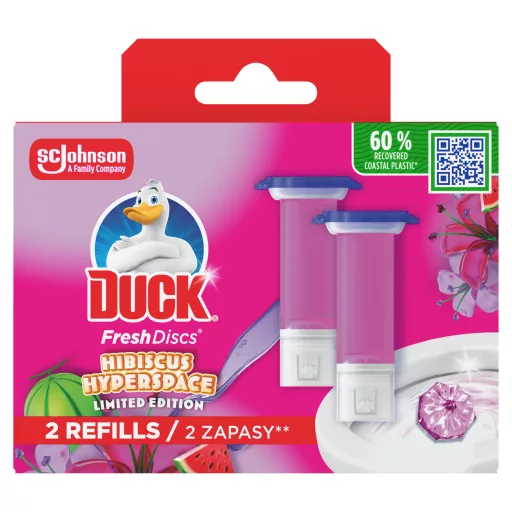 Duck fresh disc wc tisztító 2x36ml refill Hibiscus Hyperspace Lexus 8