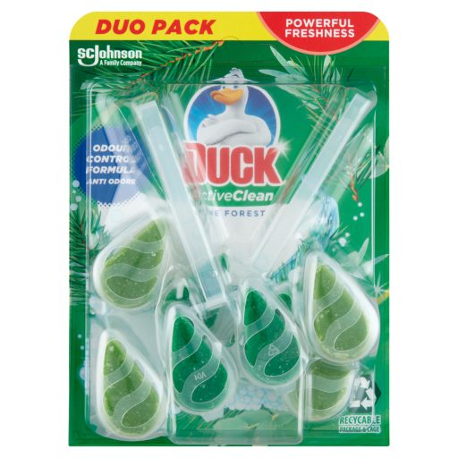 Duck Active Clean Pine Forest WC-öblítő rúd 2 x 38,6 g (77,2 g)