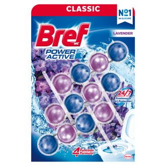 Bref Power Aktiv Lavender WC frissítő 3 x 50 g