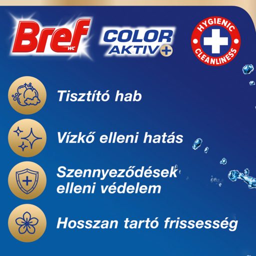 Bref Color Aktiv Flower WC frissítő 3 x 50 g