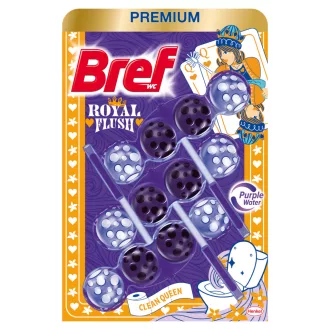 Bref wc tisztító 3x50g Color aktív Clean Queen