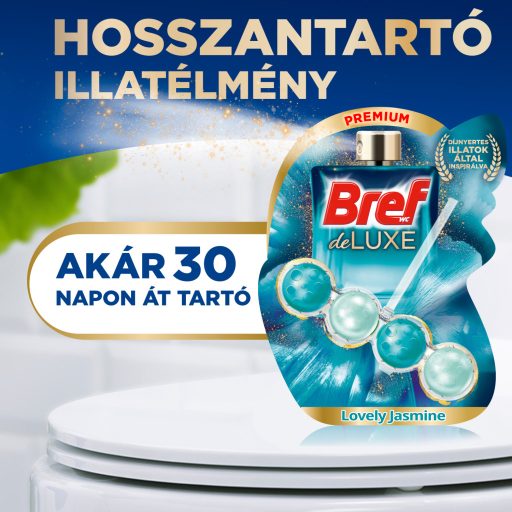 Bref Deluxe Lovely Jasmine WC frissítő 3 x 50 g