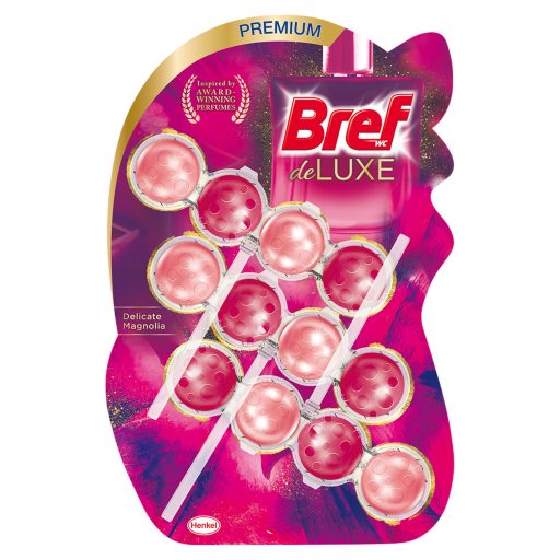 Bref Deluxe Delicate Magnolia WC frissítő 3 x 50 g