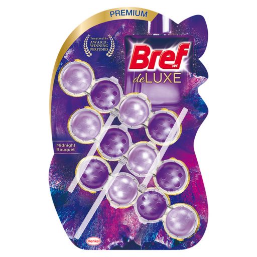 Bref DeLuxe Midnight Bouqet WC frissítő 3 x 50 g