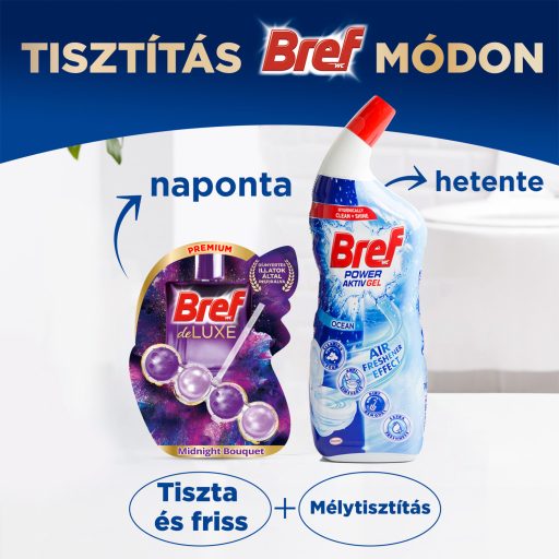 Bref DeLuxe Midnight Bouqet WC frissítő 3 x 50 g