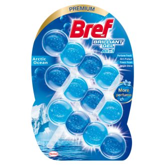 Bref wc tisztító 3x42g Brilliant Gel Arctic Ocean