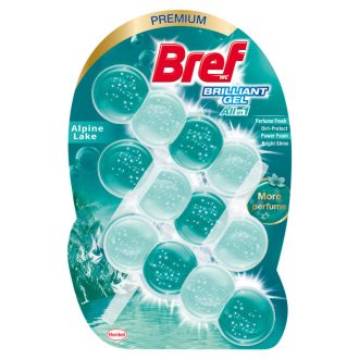 Bref Brilliant Gel Alpine Lake WC frissítő 3 x 42 g
