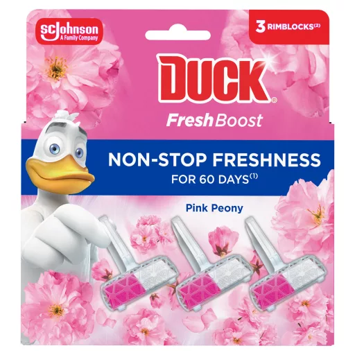 Duck Fresh Boost wc-öblítő rúd 3x16g Pink Peony