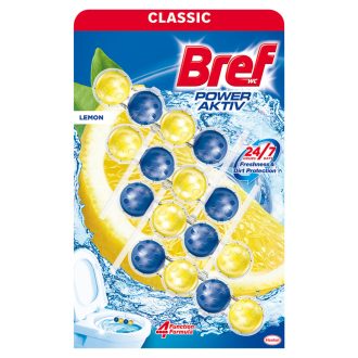 Bref Power Aktiv Lemon WC frissítő 4 x 50 g