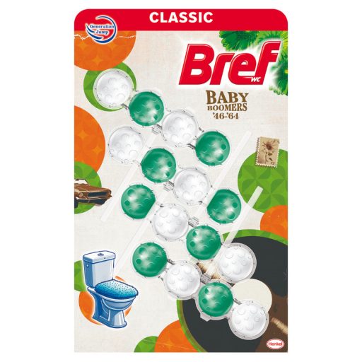 Bref wc tisztító 4x50g Power Aktiv Baby Boomers