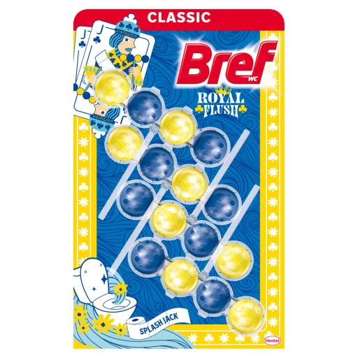 Bref wc tisztító 4x50g Power Aktiv Splash Jack