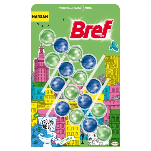Bref wc tisztító 4x50g Around the Loo Warsaw