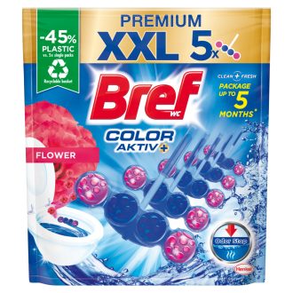 Bref wc tisztító 5x50g Color Aktiv Flower