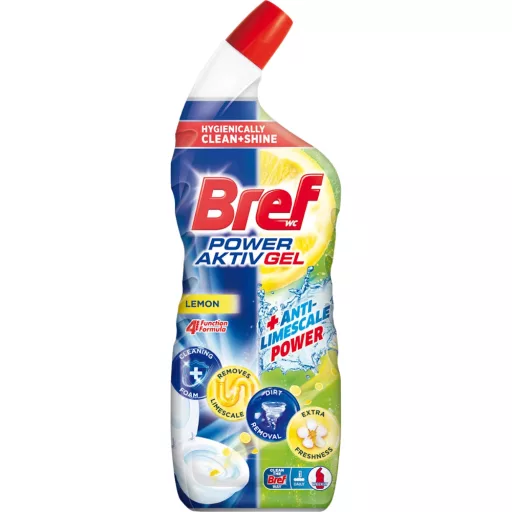 Bref wc tisztító 700ml Power Aktiv Lemon
