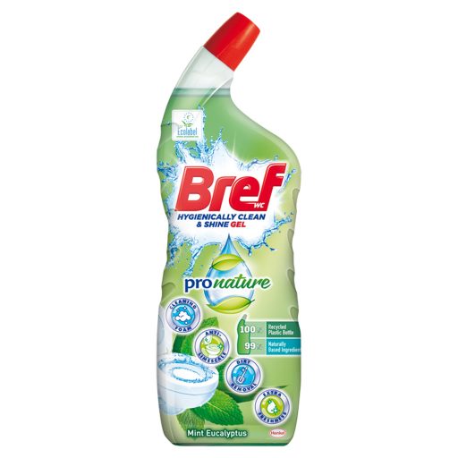 Bref ProNature Mint & Eucalyptus WC tisztító 700 ml