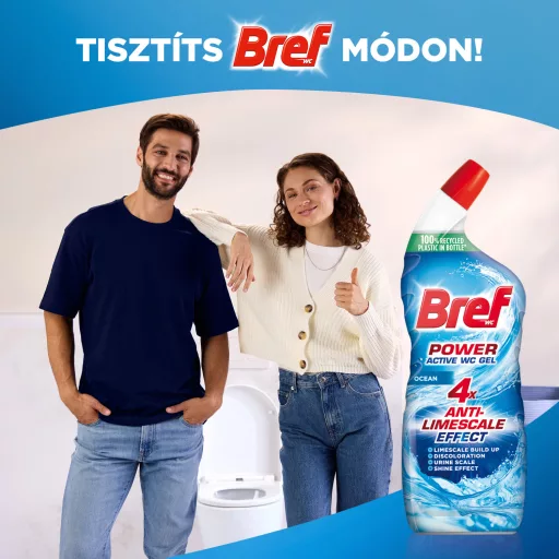 Bref Power Active Ocean WC tisztítószer 750 ml