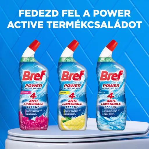 Bref Power Active Ocean WC tisztítószer 750 ml
