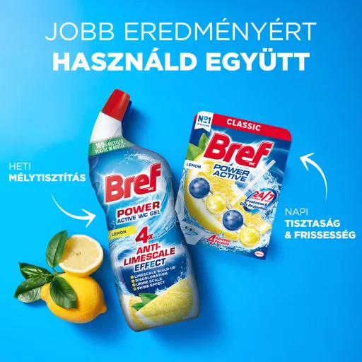Bref Power Active Lemon WC tisztítószer 750 ml