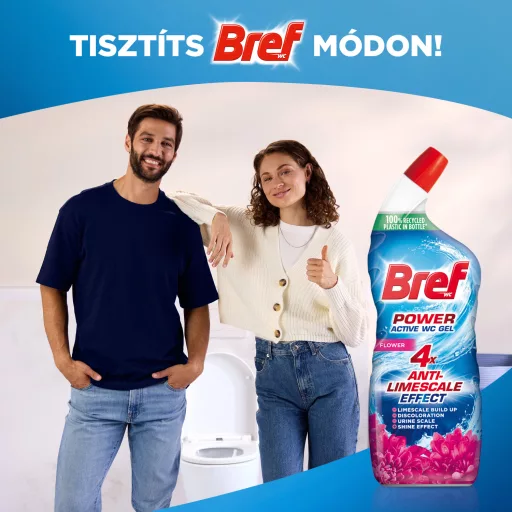 Bref Power Active Flower WC tisztítószer 750 ml