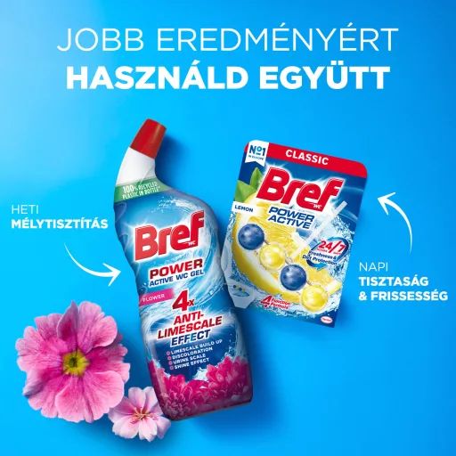 Bref Power Active Flower WC tisztítószer 750 ml