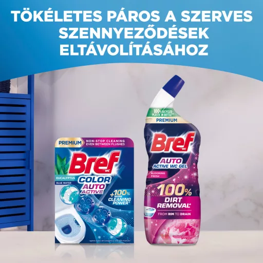 Bref Auto Active Blooming Fresh WC tisztítószer 750 ml