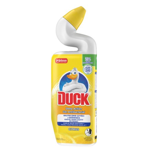Duck Deep Action Gel WC-tisztító fertőtlenítő gél citrus illattal 750 ml
