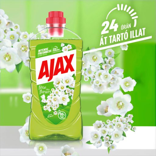 Ajax Flower Fiesta Tavaszi virágok Zöld általános tisztítószer 1000 ml