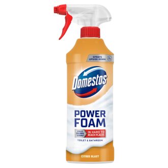   Domestos Power Foam Citrus Blast WC és fürdőszoba tisztító hab 435 ml