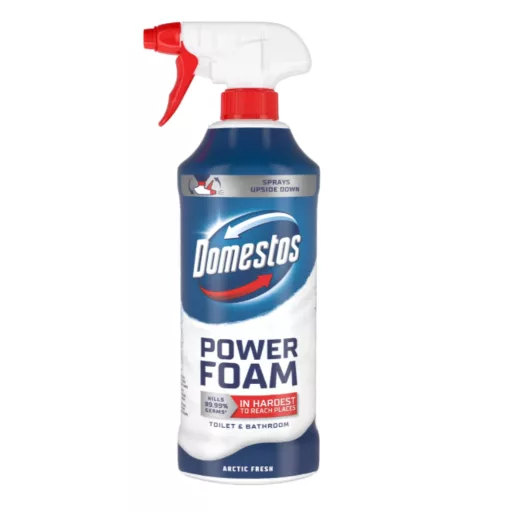 Domestos Power Foam WC és fürdőszoba tisztító hab 650ml Arctic Fresh