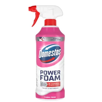   Domestos Power Foam WC és fürdőszoba tisztító hab 650ml Floral Fresh