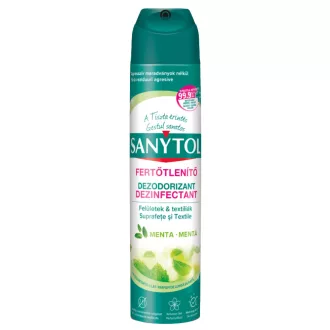   Sanytol fertőtlenítő légfrissítő és szagtalanítő 300ml Menta illat