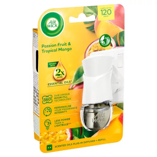 Air Wick Trópusi Mangó és Maracuja elektromos légfrissítő készülék & utántöltő 19 ml