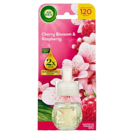 Air Wick elektromos légfrissítő utántöltő 19ml Cseresznyevirág és málna