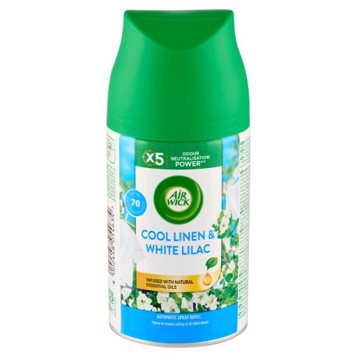 Air Wick Freshmatic Friss Ruha & Fehér Liliom automata légfrissítő spray utántöltő 250 ml
