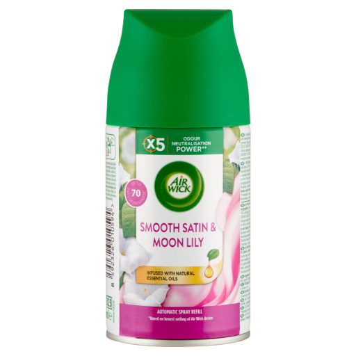Air Wick Freshmatic Bársonyos Szatén és Éji Liliom automata légfrissítő spray utántöltő 250 ml