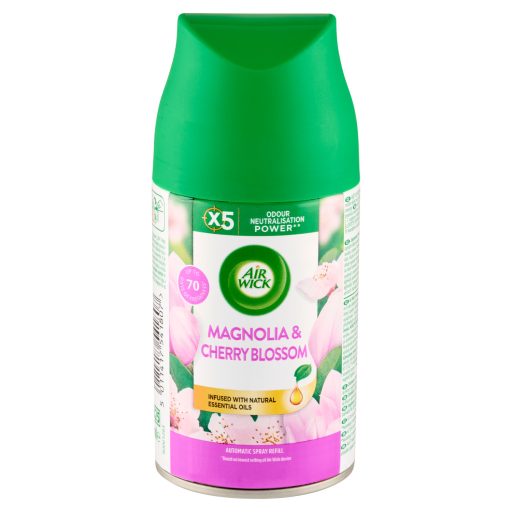 Air Wick Freshmatic Magnólia és Cseresznyevirág automata légfrissítő spray utántöltő 250 ml
