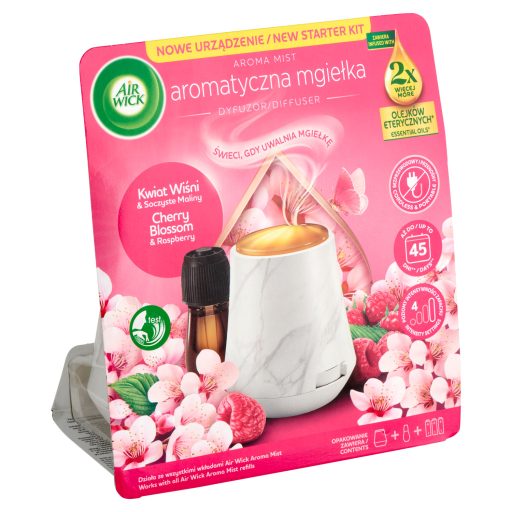 Air Wick Aroma diffúzor kész. + ut. 20ml Cseresznyevirág és málna
