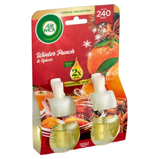 Air Wick elektromos légfrissítő utántöltő 2x19ml Gyümölcsös téli punch