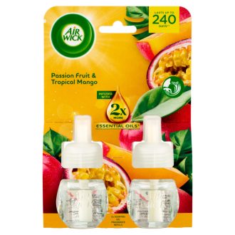   Air Wick Trópusi Mangó és Maracuja elektromos utántöltő légfrissítő készülékhez 2 x 19 ml