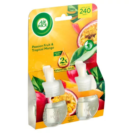 Air Wick Trópusi Mangó és Maracuja elektromos utántöltő légfrissítő készülékhez 2 x 19 ml